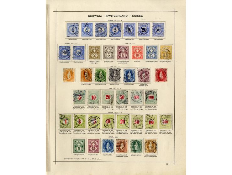 1843/1920 (ca.), ungebrauchte und gestempelte alte Sammlung mit interessantem Teil Klassik, teils fehlerhaft, aber optisch me