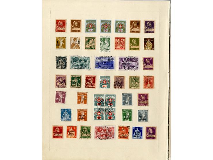 1843/1920 (ca.), ungebrauchte und gestempelte alte Sammlung mit interessantem Teil Klassik, teils fehlerhaft, aber optisch me
