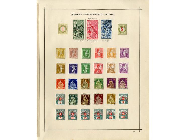 1843/1920 (ca.), ungebrauchte und gestempelte alte Sammlung mit interessantem Teil Klassik, teils fehlerhaft, aber optisch me
