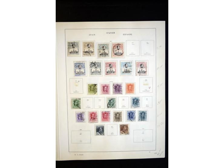 1850/1930, vorwiegend gestempelte Sammlung mit vielen besseren Werten, dabei u.a. Mi.-Nr. 7, 164 und 609-610 gestempelt, meis