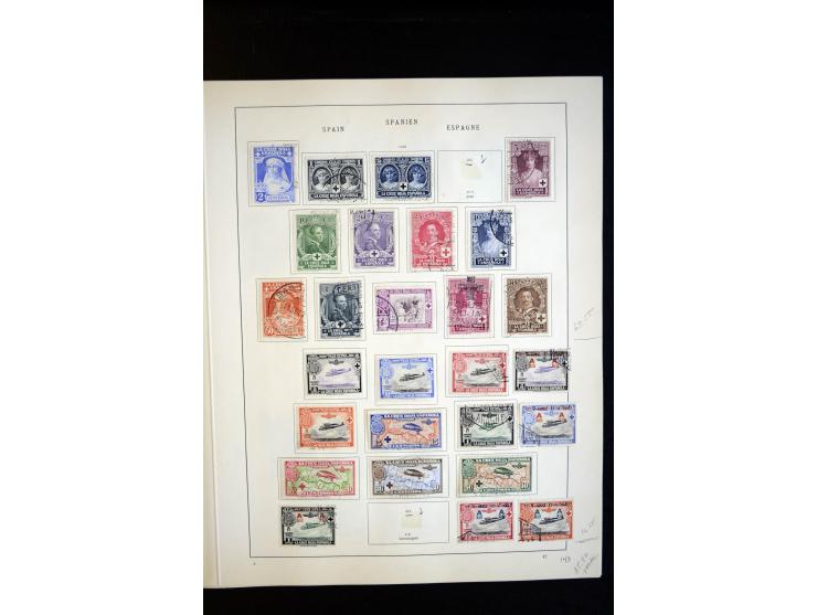 1850/1930, vorwiegend gestempelte Sammlung mit vielen besseren Werten, dabei u.a. Mi.-Nr. 7, 164 und 609-610 gestempelt, meis