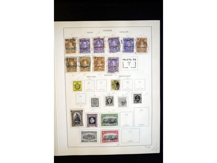 1850/1930, vorwiegend gestempelte Sammlung mit vielen besseren Werten, dabei u.a. Mi.-Nr. 7, 164 und 609-610 gestempelt, meis