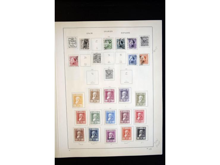 1850/1930, vorwiegend gestempelte Sammlung mit vielen besseren Werten, dabei u.a. Mi.-Nr. 7, 164 und 609-610 gestempelt, meis