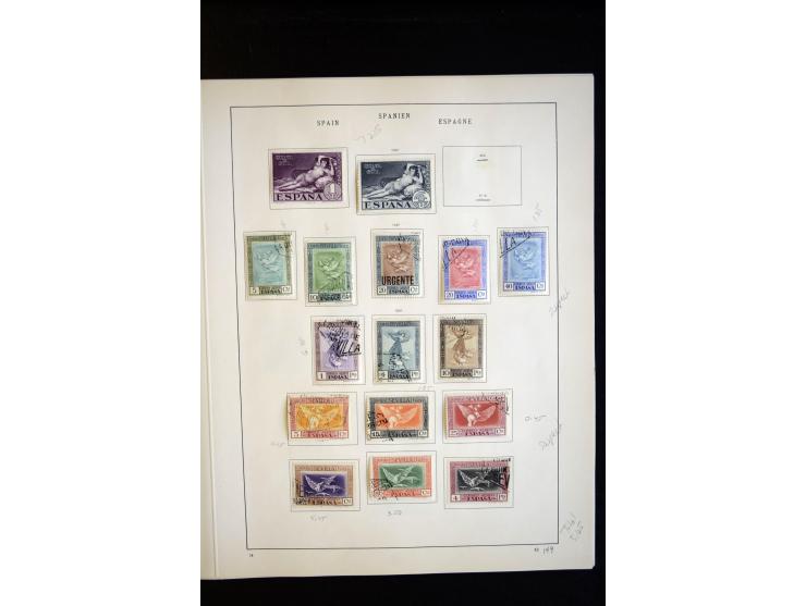 1850/1930, vorwiegend gestempelte Sammlung mit vielen besseren Werten, dabei u.a. Mi.-Nr. 7, 164 und 609-610 gestempelt, meis