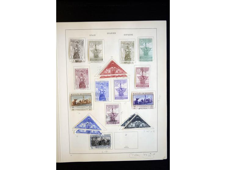 1850/1930, vorwiegend gestempelte Sammlung mit vielen besseren Werten, dabei u.a. Mi.-Nr. 7, 164 und 609-610 gestempelt, meis