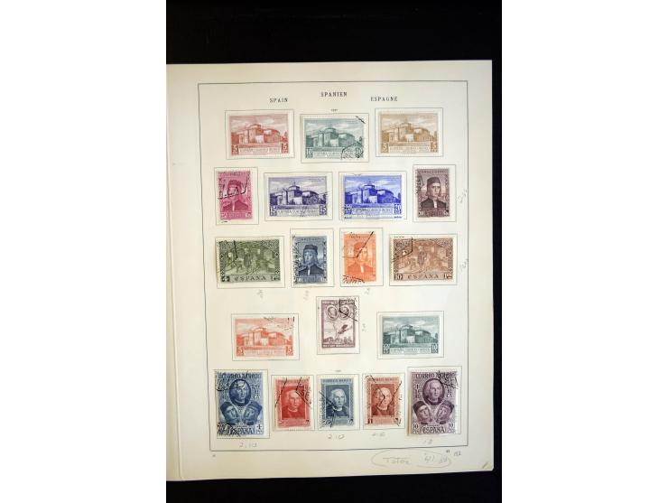 1850/1930, vorwiegend gestempelte Sammlung mit vielen besseren Werten, dabei u.a. Mi.-Nr. 7, 164 und 609-610 gestempelt, meis