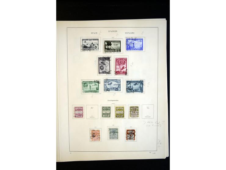 1850/1930, vorwiegend gestempelte Sammlung mit vielen besseren Werten, dabei u.a. Mi.-Nr. 7, 164 und 609-610 gestempelt, meis