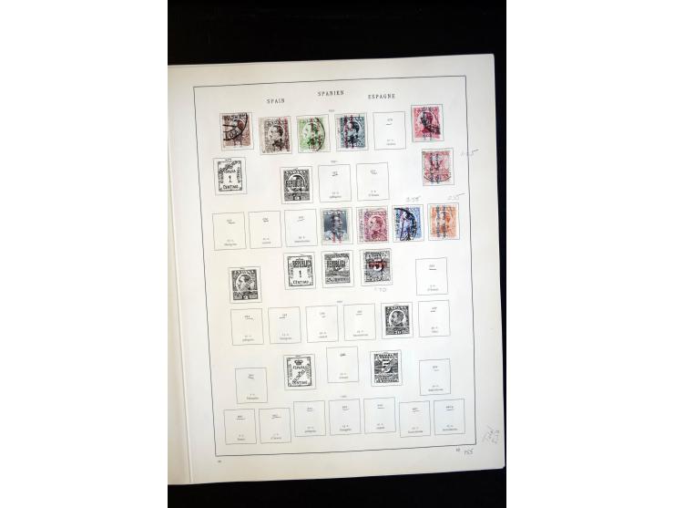 1850/1930, vorwiegend gestempelte Sammlung mit vielen besseren Werten, dabei u.a. Mi.-Nr. 7, 164 und 609-610 gestempelt, meis