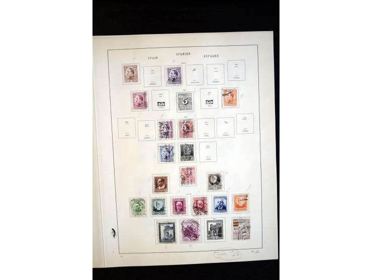 1850/1930, vorwiegend gestempelte Sammlung mit vielen besseren Werten, dabei u.a. Mi.-Nr. 7, 164 und 609-610 gestempelt, meis