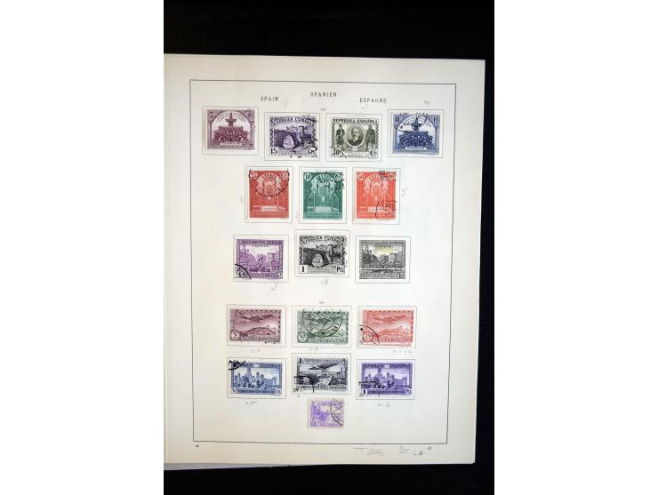 1850/1930, vorwiegend gestempelte Sammlung mit vielen besseren Werten, dabei u.a. Mi.-Nr. 7, 164 und 609-610 gestempelt, meis
