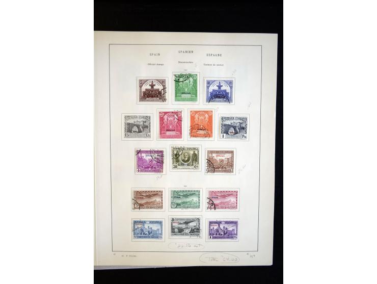 1850/1930, vorwiegend gestempelte Sammlung mit vielen besseren Werten, dabei u.a. Mi.-Nr. 7, 164 und 609-610 gestempelt, meis