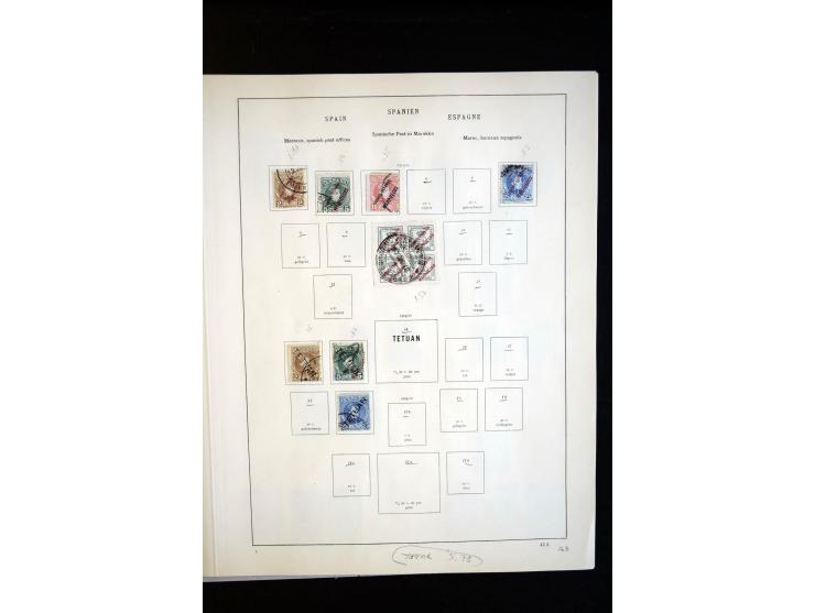 1850/1930, vorwiegend gestempelte Sammlung mit vielen besseren Werten, dabei u.a. Mi.-Nr. 7, 164 und 609-610 gestempelt, meis