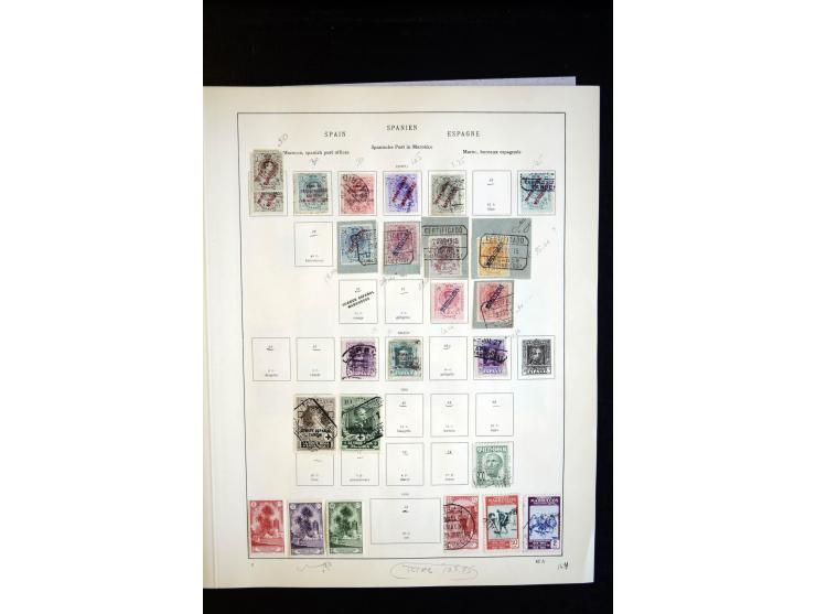 1850/1930, vorwiegend gestempelte Sammlung mit vielen besseren Werten, dabei u.a. Mi.-Nr. 7, 164 und 609-610 gestempelt, meis