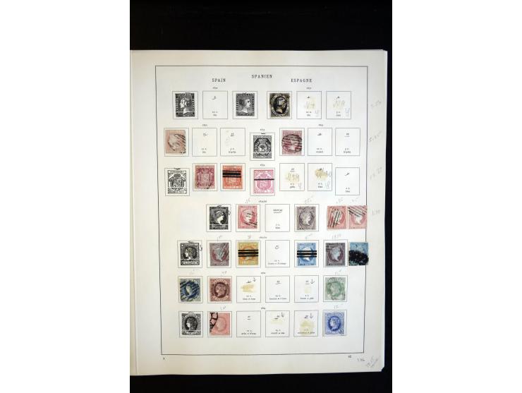 1850/1930, vorwiegend gestempelte Sammlung mit vielen besseren Werten, dabei u.a. Mi.-Nr. 7, 164 und 609-610 gestempelt, meis