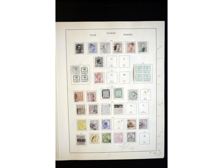 1850/1930, vorwiegend gestempelte Sammlung mit vielen besseren Werten, dabei u.a. Mi.-Nr. 7, 164 und 609-610 gestempelt, meis