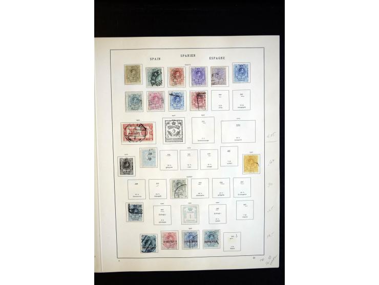 1850/1930, vorwiegend gestempelte Sammlung mit vielen besseren Werten, dabei u.a. Mi.-Nr. 7, 164 und 609-610 gestempelt, meis