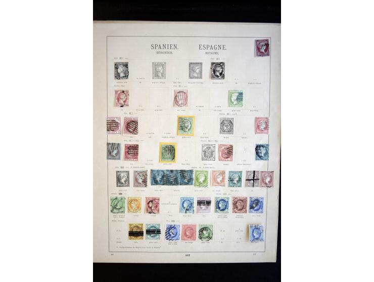 1850/1920, hauptsächlich gestempelte Sammlung, dabei u.a. Mi.-Nr. 9 und 144 gestempelt sowie Mi.-Nr. 279 ungebraucht, gute Er