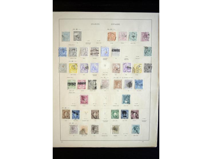 1850/1920, hauptsächlich gestempelte Sammlung, dabei u.a. Mi.-Nr. 9 und 144 gestempelt sowie Mi.-Nr. 279 ungebraucht, gute Er