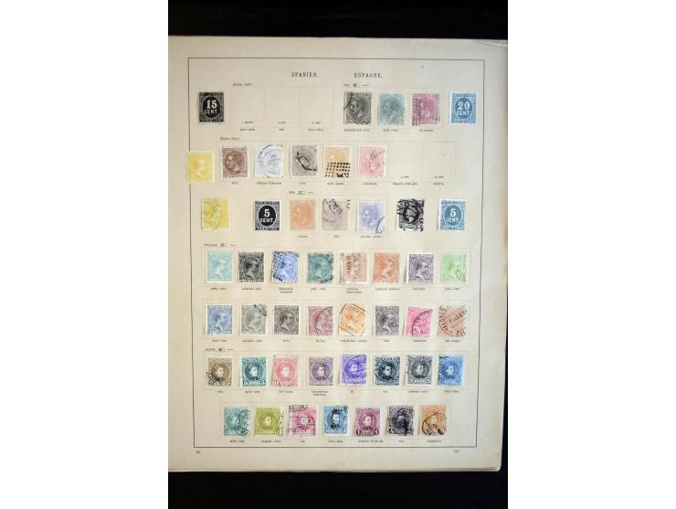 1850/1920, hauptsächlich gestempelte Sammlung, dabei u.a. Mi.-Nr. 9 und 144 gestempelt sowie Mi.-Nr. 279 ungebraucht, gute Er