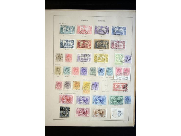 1850/1920, hauptsächlich gestempelte Sammlung, dabei u.a. Mi.-Nr. 9 und 144 gestempelt sowie Mi.-Nr. 279 ungebraucht, gute Er