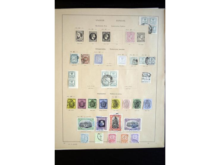 1850/1920, hauptsächlich gestempelte Sammlung, dabei u.a. Mi.-Nr. 9 und 144 gestempelt sowie Mi.-Nr. 279 ungebraucht, gute Er