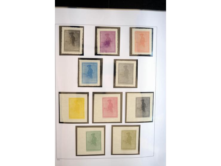 1937/38, Spezialsammlung "Requete" (Carlisten), ausstellungsmäßig aufgezogen mit viel zusätzlichem Material, dabei  Briefe, S