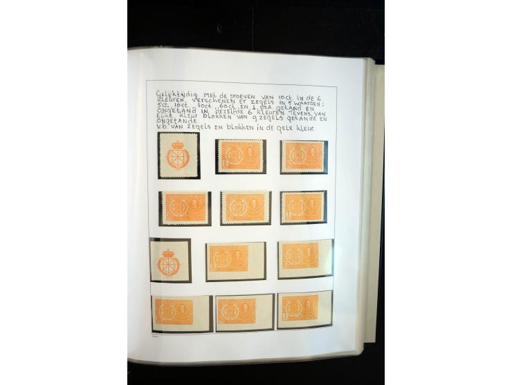 1937/38, Spezialsammlung "Requete" (Carlisten), ausstellungsmäßig aufgezogen mit viel zusätzlichem Material, dabei  Briefe, S