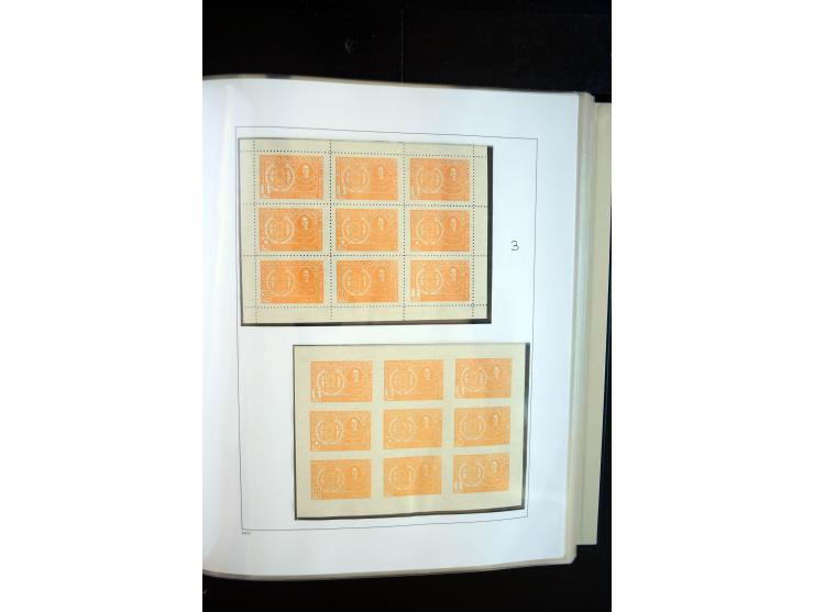 1937/38, Spezialsammlung "Requete" (Carlisten), ausstellungsmäßig aufgezogen mit viel zusätzlichem Material, dabei  Briefe, S