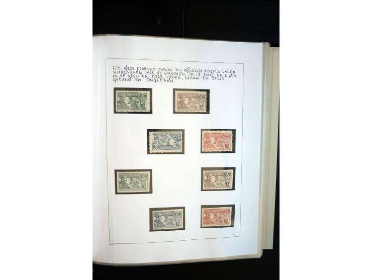 1937/38, Spezialsammlung "Requete" (Carlisten), ausstellungsmäßig aufgezogen mit viel zusätzlichem Material, dabei  Briefe, S