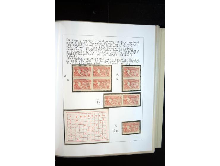 1937/38, Spezialsammlung "Requete" (Carlisten), ausstellungsmäßig aufgezogen mit viel zusätzlichem Material, dabei  Briefe, S