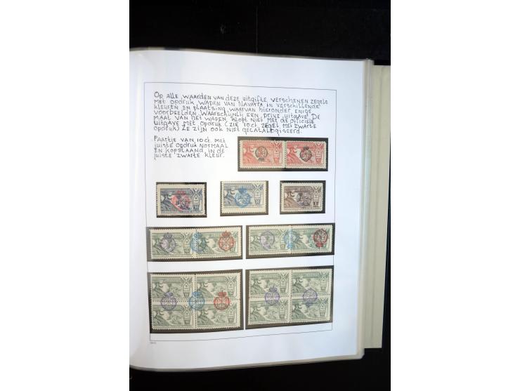 1937/38, Spezialsammlung "Requete" (Carlisten), ausstellungsmäßig aufgezogen mit viel zusätzlichem Material, dabei  Briefe, S