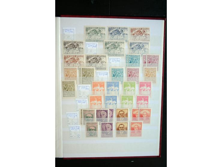 Foyer du francais antifachiste, Sammlung Vignetten, oft in Kleinbogen oder Blocks, insgesamt ca. 200 Stück