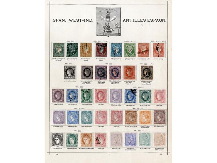 1860/1915 (ca.), ungebrauchte und gestempelte alte Sammlung mit einigen besseren Werten und kpl. Ausgaben, einiges etwas haft