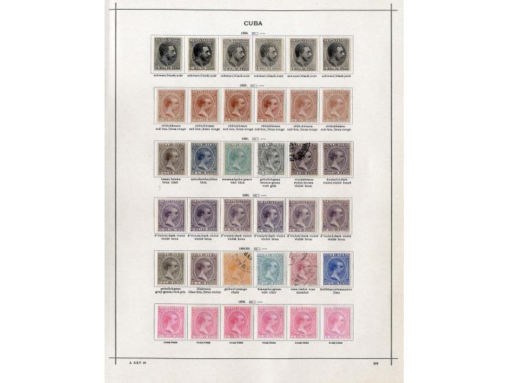 1860/1915 (ca.), ungebrauchte und gestempelte alte Sammlung mit einigen besseren Werten und kpl. Ausgaben, einiges etwas haft