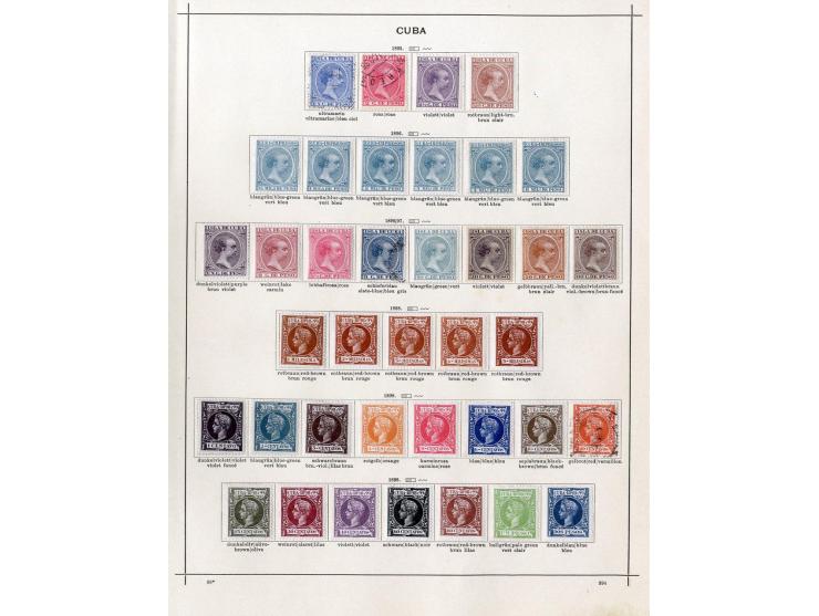 1860/1915 (ca.), ungebrauchte und gestempelte alte Sammlung mit einigen besseren Werten und kpl. Ausgaben, einiges etwas haft