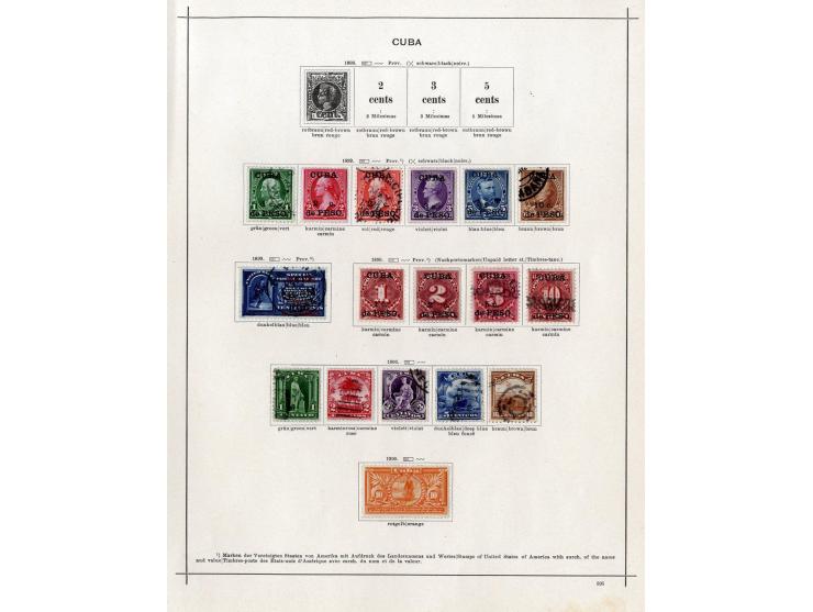 1860/1915 (ca.), ungebrauchte und gestempelte alte Sammlung mit einigen besseren Werten und kpl. Ausgaben, einiges etwas haft
