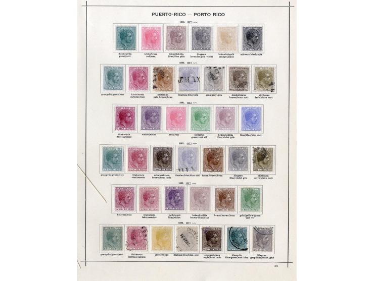 1860/1915 (ca.), ungebrauchte und gestempelte alte Sammlung mit einigen besseren Werten und kpl. Ausgaben, einiges etwas haft