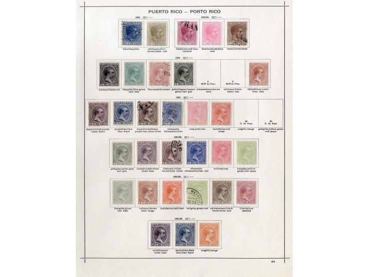 1860/1915 (ca.), ungebrauchte und gestempelte alte Sammlung mit einigen besseren Werten und kpl. Ausgaben, einiges etwas haft