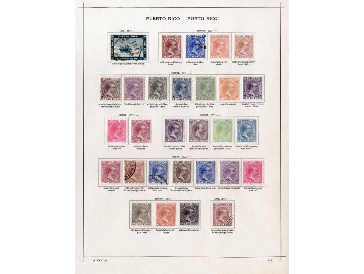 1860/1915 (ca.), ungebrauchte und gestempelte alte Sammlung mit einigen besseren Werten und kpl. Ausgaben, einiges etwas haft