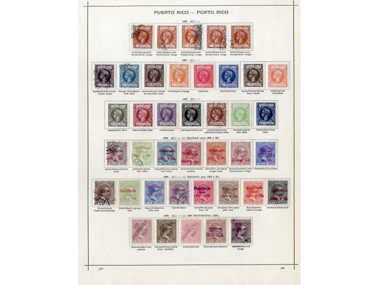 1860/1915 (ca.), ungebrauchte und gestempelte alte Sammlung mit einigen besseren Werten und kpl. Ausgaben, einiges etwas haft