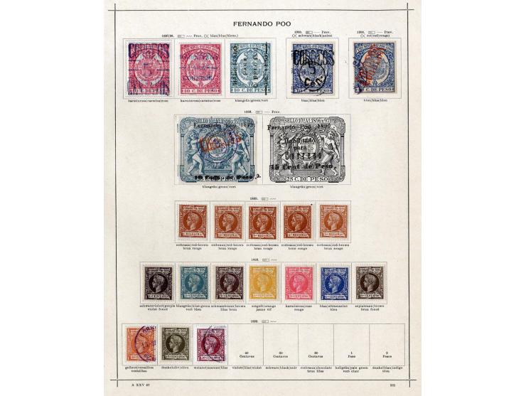1860/1915 (ca.), ungebrauchte und gestempelte alte Sammlung mit einigen besseren Werten und kpl. Ausgaben, einiges etwas haft