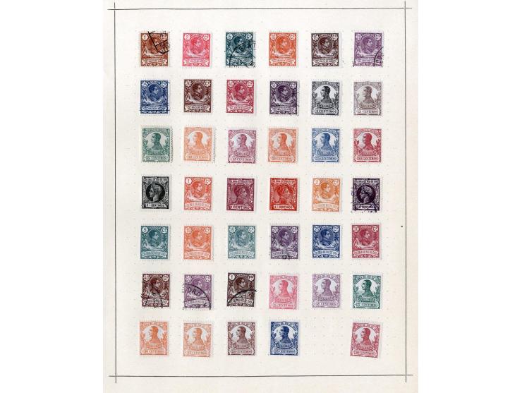 1860/1915 (ca.), ungebrauchte und gestempelte alte Sammlung mit einigen besseren Werten und kpl. Ausgaben, einiges etwas haft