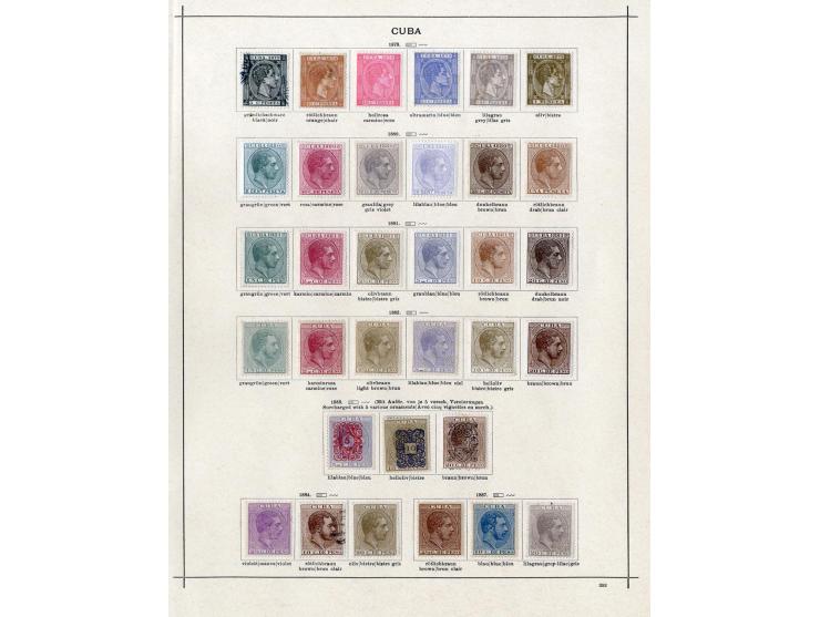 1860/1915 (ca.), ungebrauchte und gestempelte alte Sammlung mit einigen besseren Werten und kpl. Ausgaben, einiges etwas haft