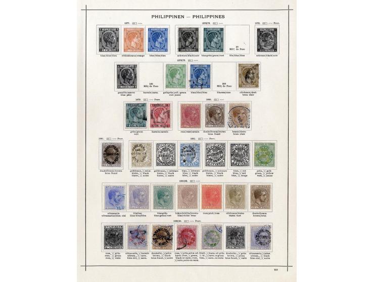 1860/1915 (ca.), ungebrauchte und gestempelte alte Sammlung mit einigen besseren Werten und kpl. Ausgaben, einiges etwas haft