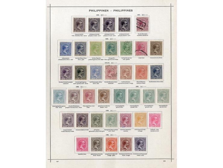 1860/1915 (ca.), ungebrauchte und gestempelte alte Sammlung mit einigen besseren Werten und kpl. Ausgaben, einiges etwas haft