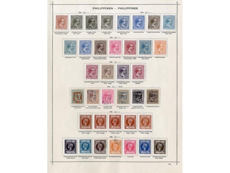 1860/1915 (ca.), ungebrauchte und gestempelte alte Sammlung mit einigen besseren Werten und kpl. Ausgaben, einiges etwas haft
