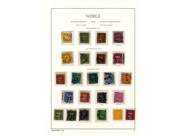 1855/1936, fast ausschließlich gestempelte Sammlung mit u.a. Mi.-Nr. 1-5, 6, 13, 144-58, 159-73 etc., Klassik teils repariert