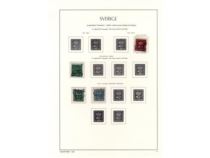 1855/1936, fast ausschließlich gestempelte Sammlung mit u.a. Mi.-Nr. 1-5, 6, 13, 144-58, 159-73 etc., Klassik teils repariert