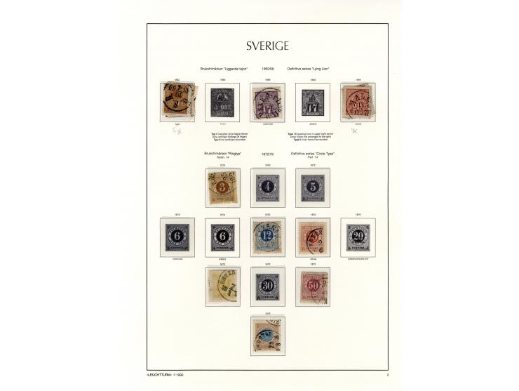 1855/1936, fast ausschließlich gestempelte Sammlung mit u.a. Mi.-Nr. 1-5, 6, 13, 144-58, 159-73 etc., Klassik teils repariert