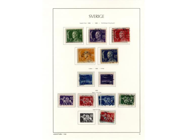 1855/1936, fast ausschließlich gestempelte Sammlung mit u.a. Mi.-Nr. 1-5, 6, 13, 144-58, 159-73 etc., Klassik teils repariert